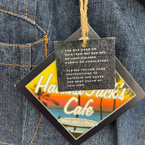 Havana Jack’s Cafe Plus Size 3X Jean Blazer Jacket - Picture 10 of 10